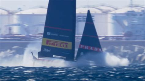 prada cup gara 8|Damage to Luna Rossa hands race victory to INEOS Britannia .